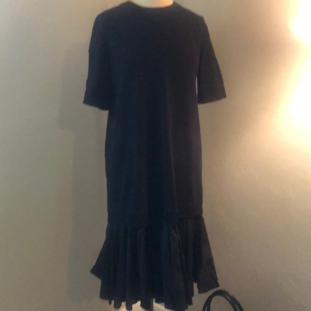 COS sweater layered dress